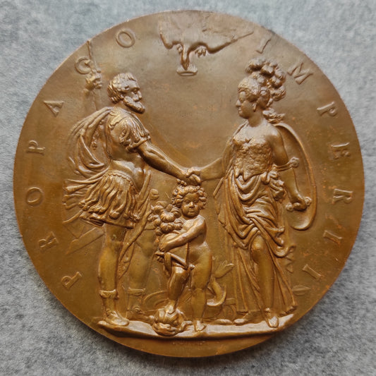 Médaille Henri IV Propago Imperii 100 mm 453.92 gr Bronze