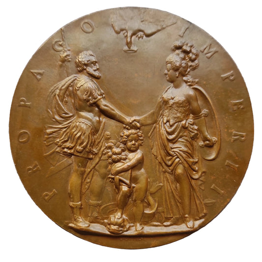 Médaille Henri IV Propago Imperii 100 mm 453.92 gr Bronze