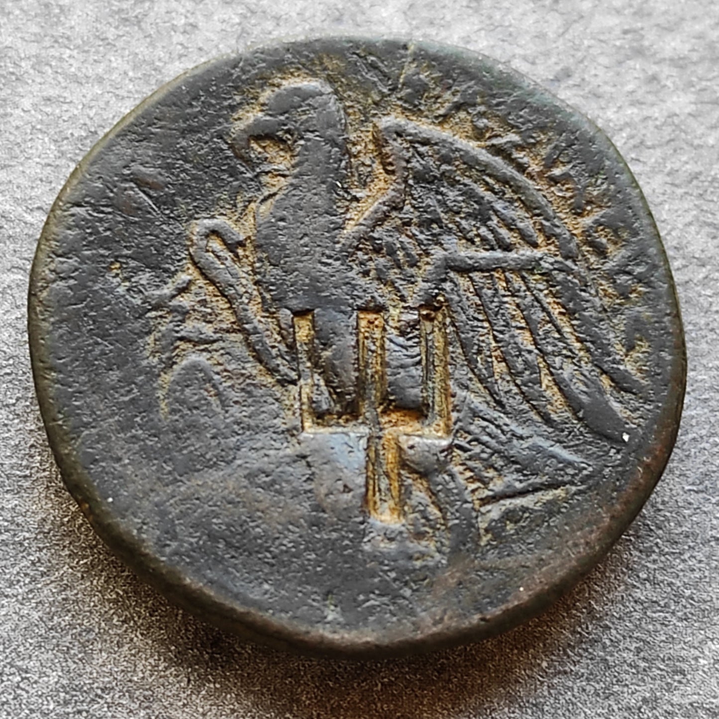 Grèce Antique Egypte Royaume Lagide Ptolémée II Philadelphe Dichalque Bronze Alexandrie 27 mm 17.91 gr