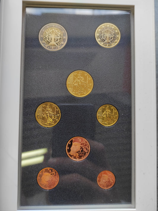 Coffret BE France Euros 2003 Monnaie de Paris