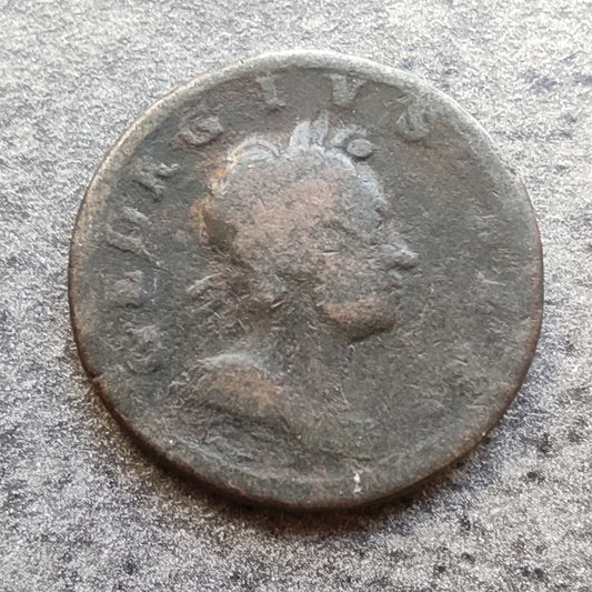 Royaume Uni Half Penny 1718 George Ier 9.46 gr