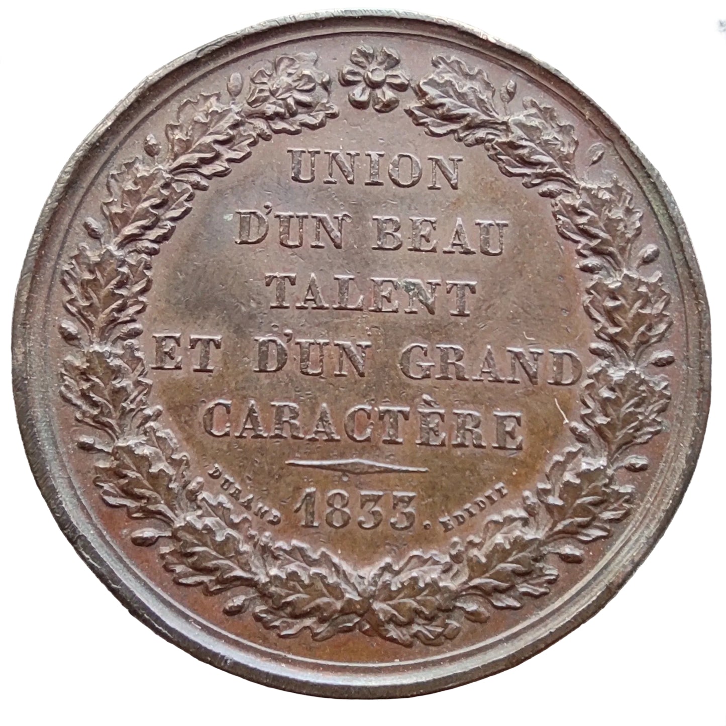 Berryer lawyer lawyer 1833 High Loire deputy 35.80 gr 41 mm Bronze