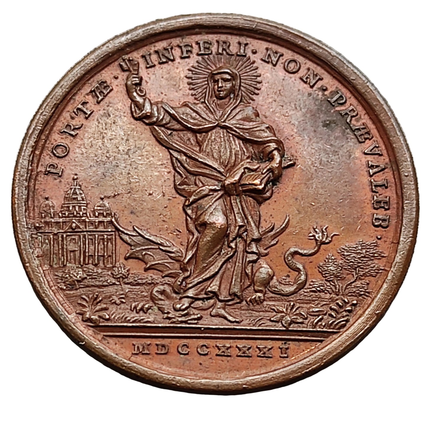 Medaille Papale Clement XII 1731 Election au Pontificat 32 mm 13.01 gr