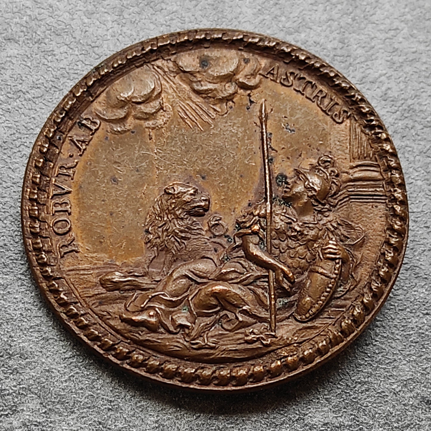 Médaille papale Clément XI 1703 Robvr Ab Astris 35 mm 18.80 gr