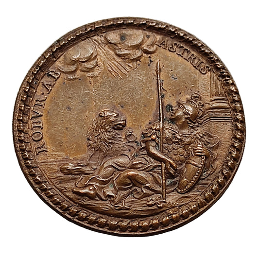 Médaille papale Clément XI 1703 Robvr Ab Astris 35 mm 18.80 gr