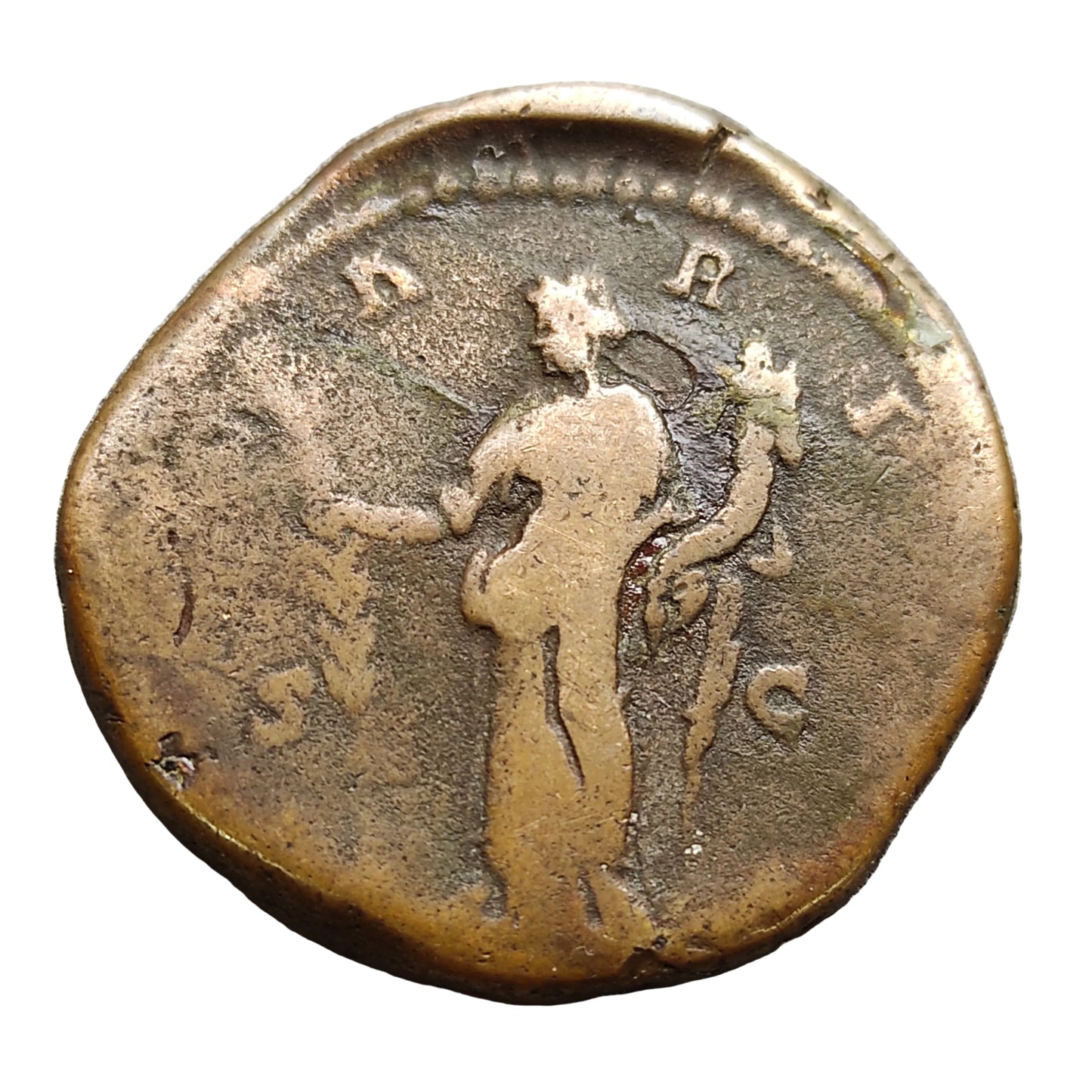 Lucille (164-169) Sesterce Hilaritas 18.64 gr 30 mm