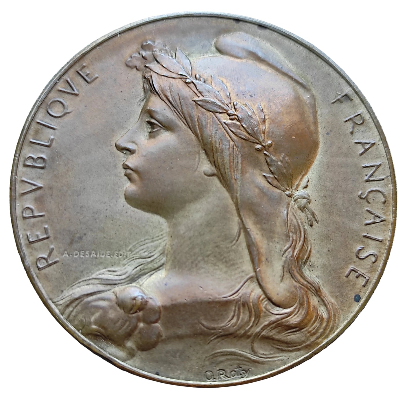 Anniversary medal taken from the Bastille 1789 by Roty 59.58 gr 50 mm