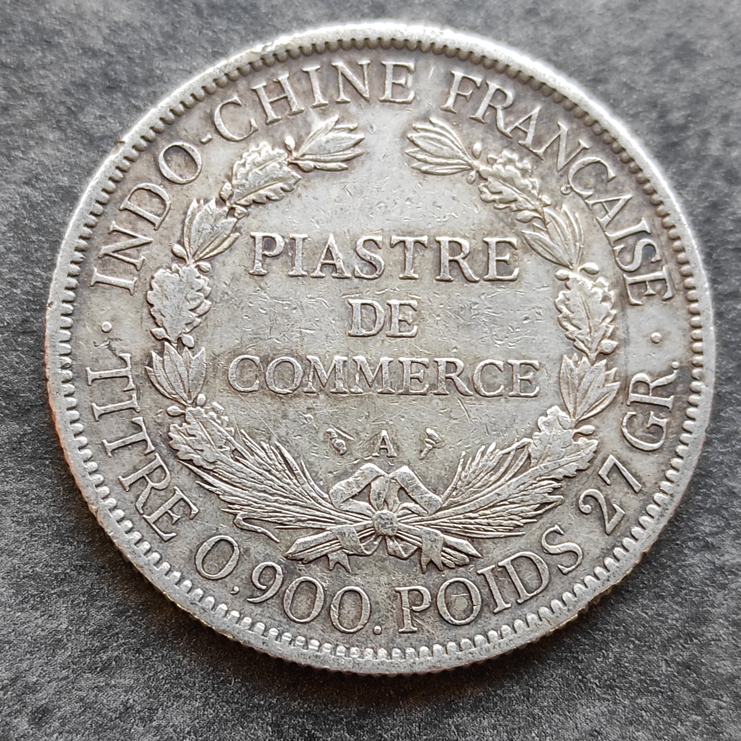 Indochine Française Piastre de Commerce 1903 Argent 26.85 gr