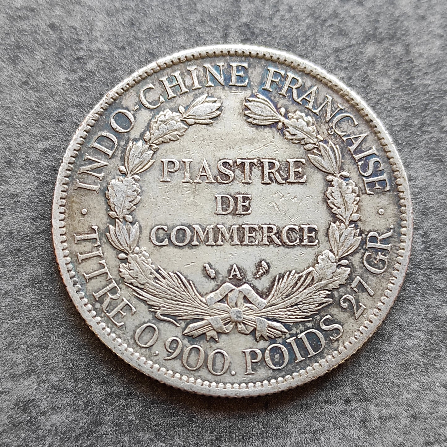 Indochine Française Piastre de Commerce 1906 Argent 26.81 gr