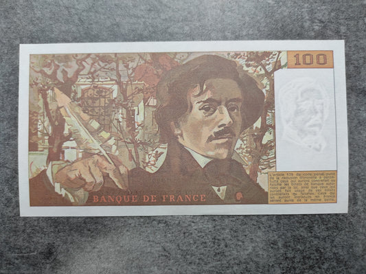 France billet neuf de 100 francs Eugène Delacroix 1993