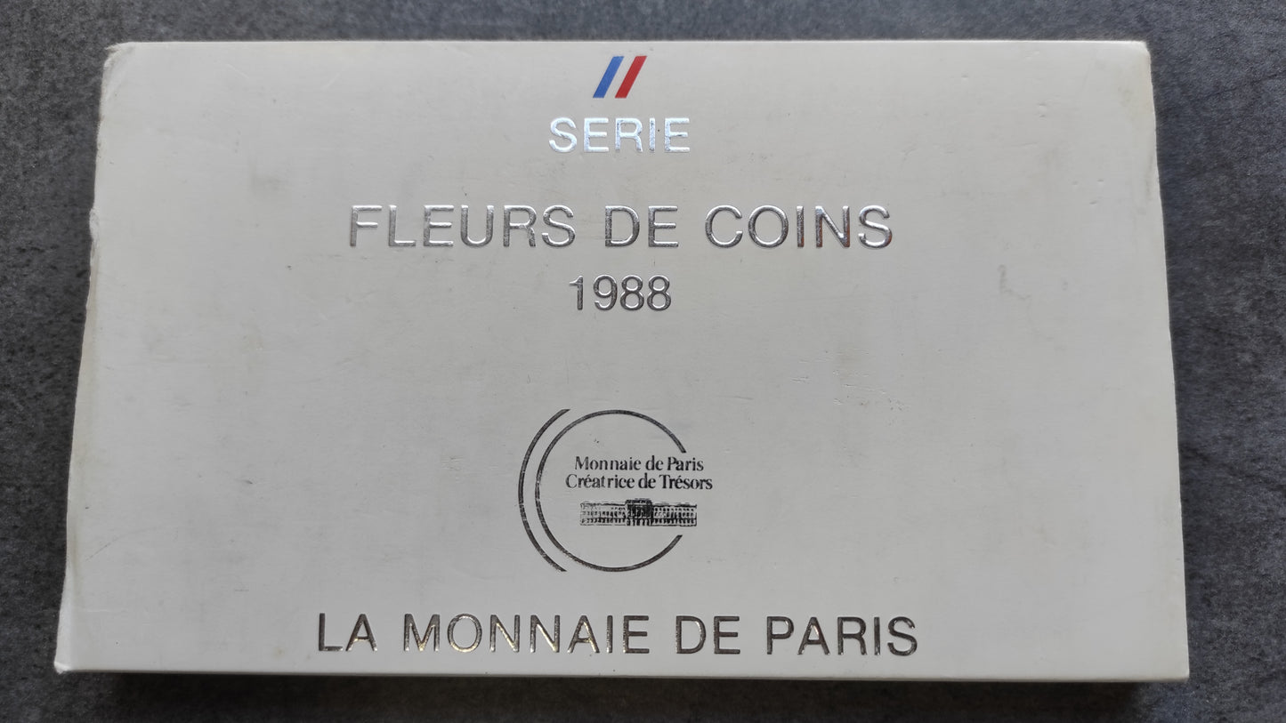 Coffret Fleurs de Coins 1988 France Monnaie de Paris