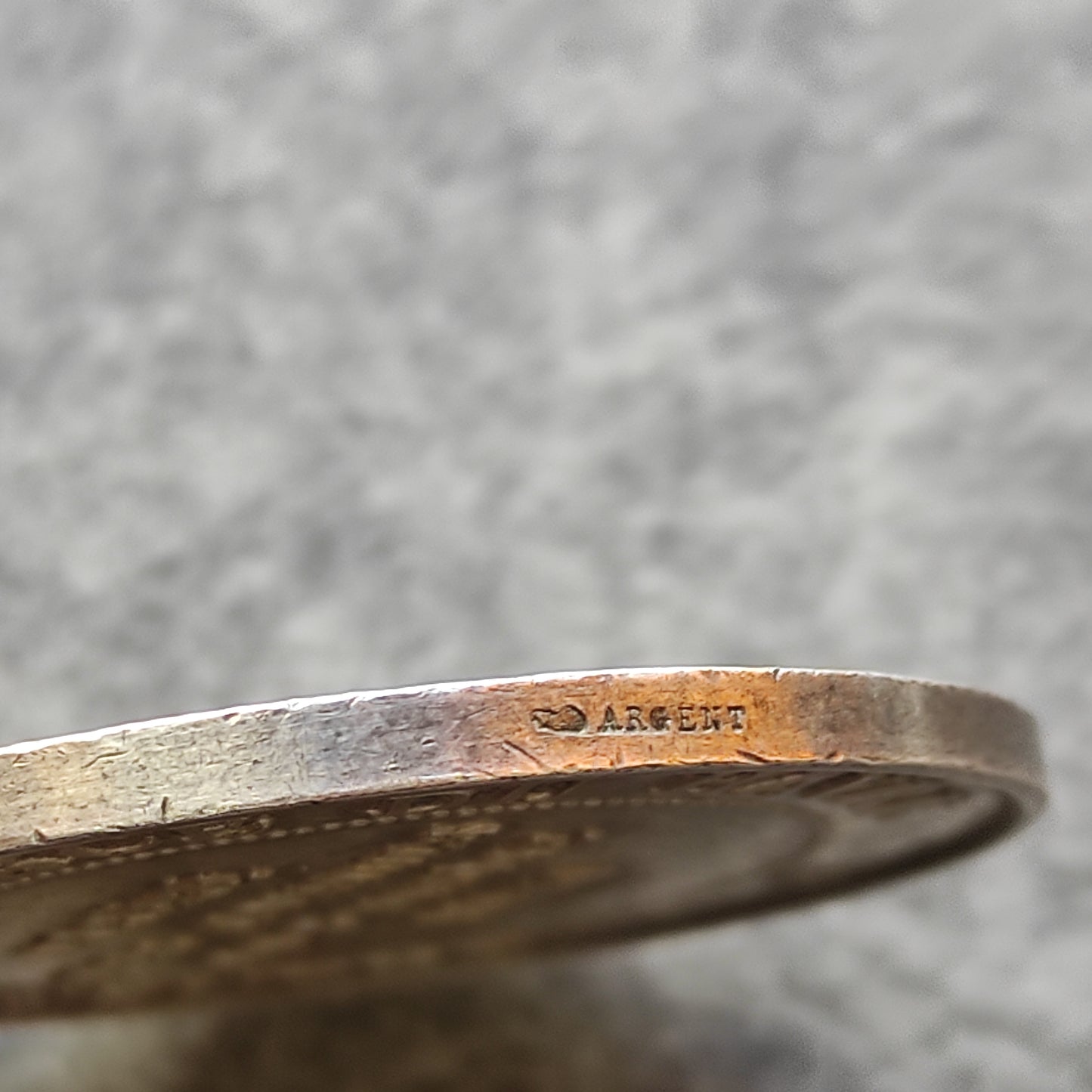 Jeton en argent Chambre de commerce du Hâvre an XI 25.7 gr 38 mm