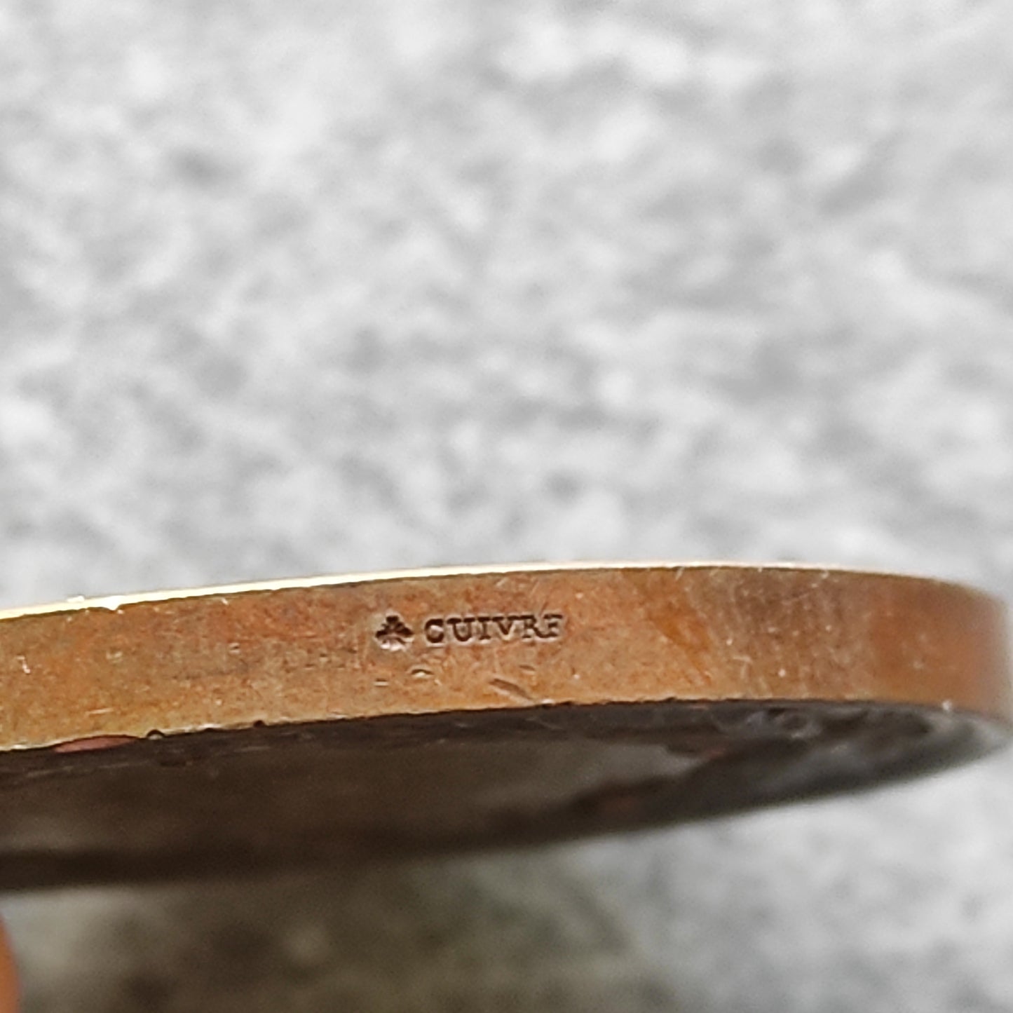 Médaille Société Protectrice des Animaux Compagnie des Omnibus Cocher 1877. Cuivre 35.4 gr 41 mm