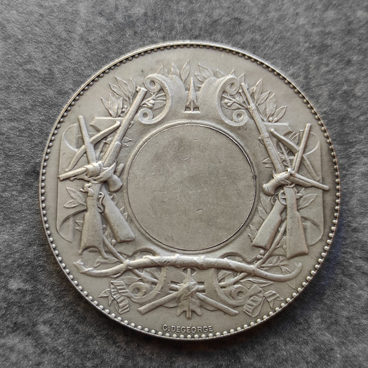 Médaille Concours de Tir en Argent. 66.7 gr 50 mm