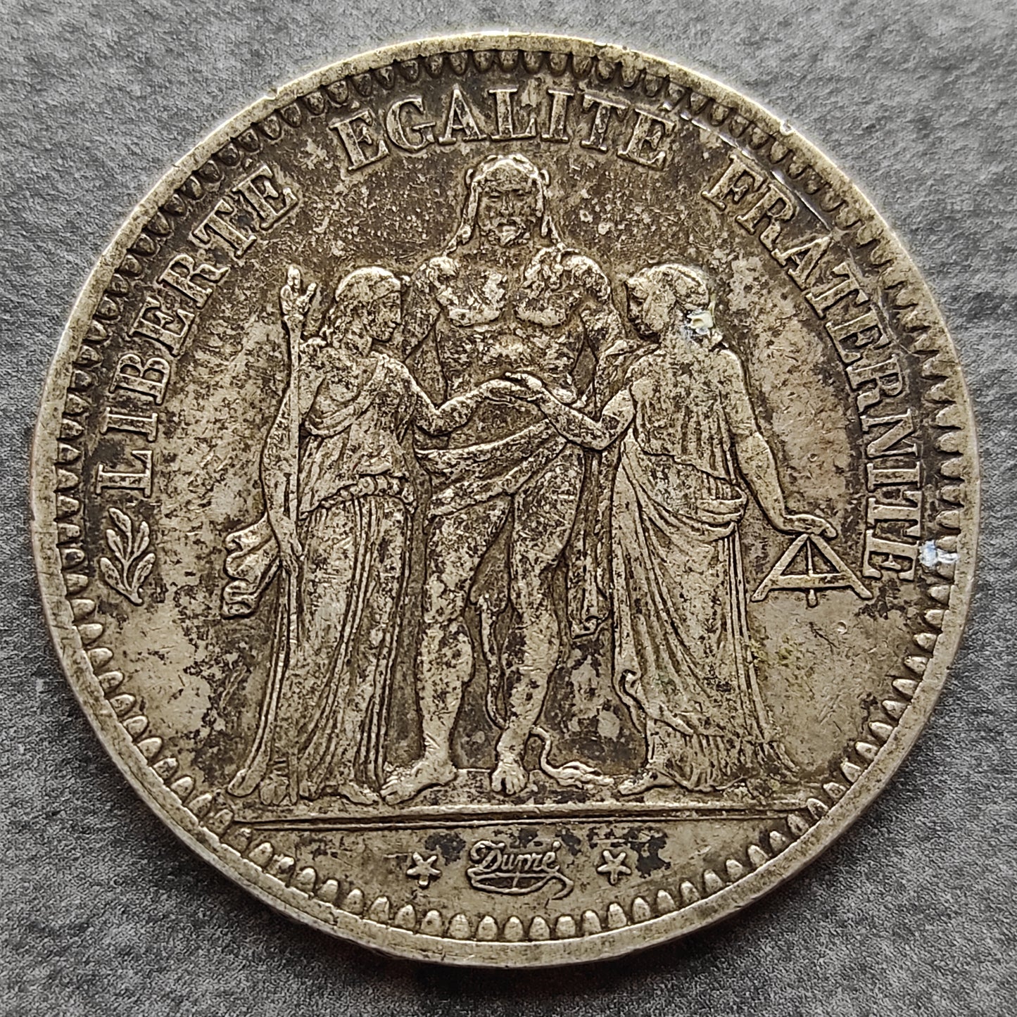 Hercule - 5 Francs 1848 A Paris - 24.88 gr - Argent