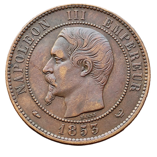 Napoleon III (1852-1870) Visit of Lille 23 September 24, 1853 Module 10 cents