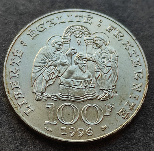 Clovis 100 Francs 1996 Argent