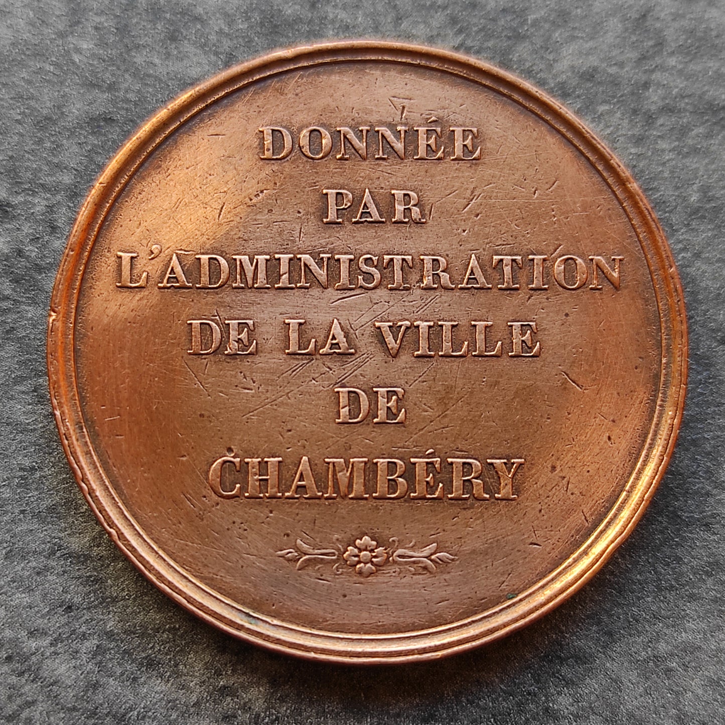 Médaille Ville de Chambéry 32.18 gr 40 mm