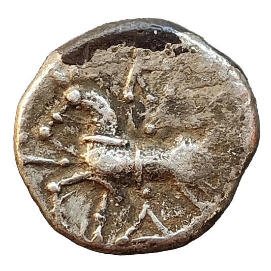 Gaule Lingons (région de Langres) Denier KALETEDOY. Argent. 1.98 gr