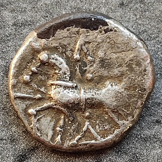 Gaule Lingons (région de Langres) Denier KALETEDOY. Argent. 1.98 gr