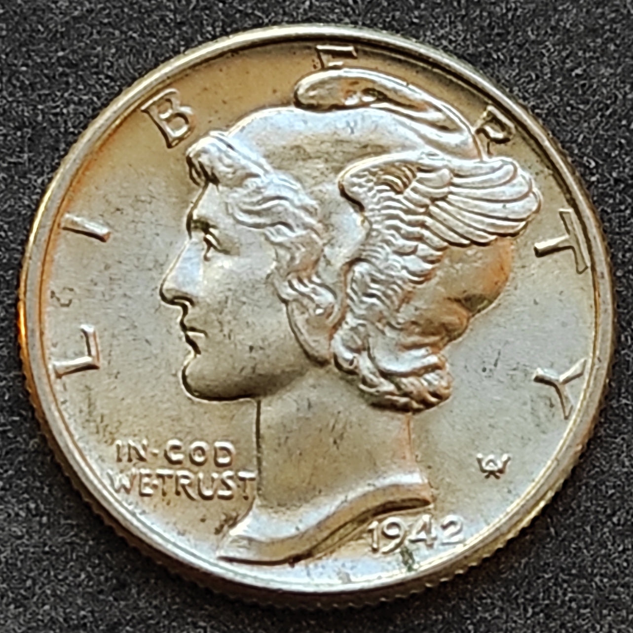 USA 1 Dime 1942 Silver 2.47 gr SUP