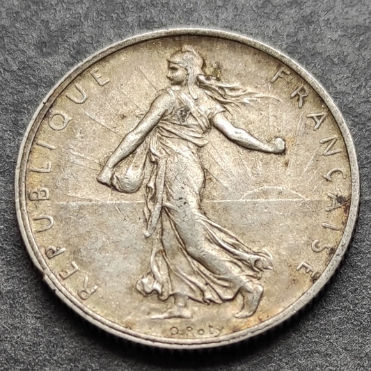 France 2 Francs 1904 Semeuse Argent 10.01 gr