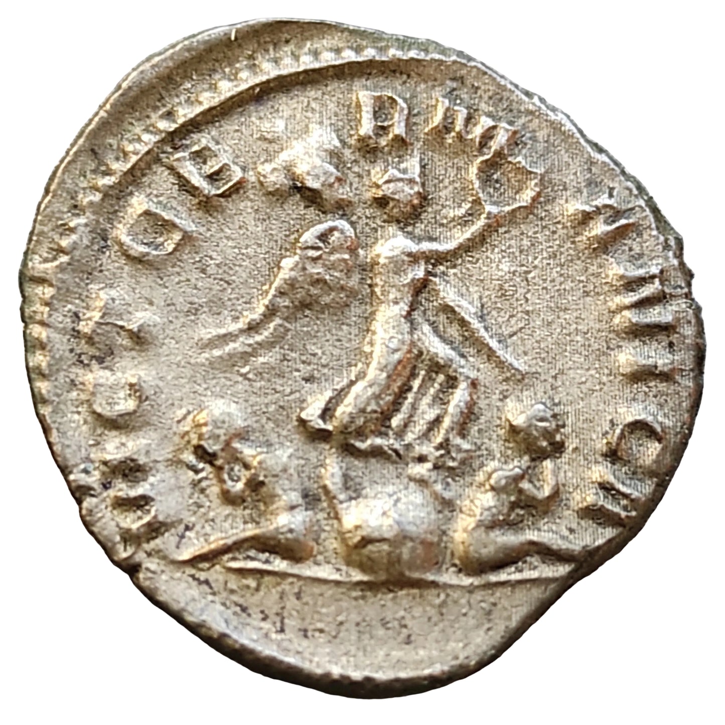 Gallien (253-268) Antoninien - Vict Germanica - 3.40 gr