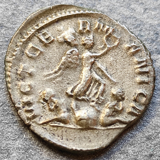 Gallien (253-268) Antoninien - Vict Germanica - 3.40 gr