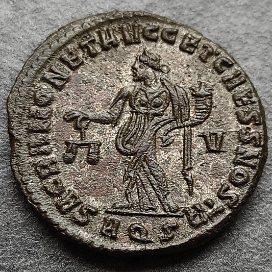 Dioclétien (284-305) Follis Sacra Moneta Aquilée 10.74 gr