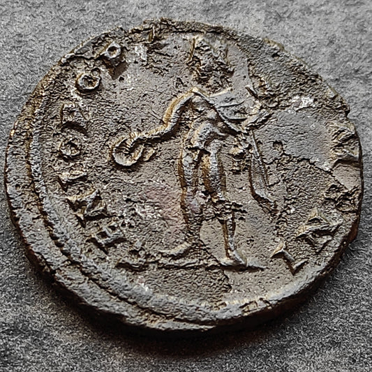 Dioclétien (284-305) Follis Genio Populi Romani Londres 9.64 gr