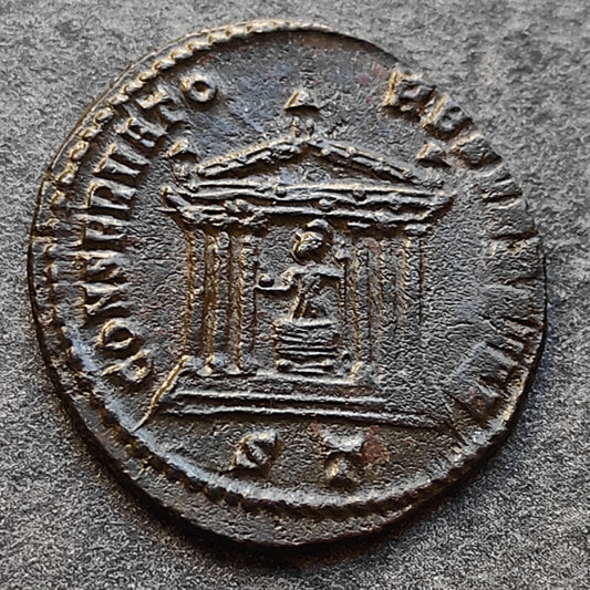 Maximien Hercule (285-310) Follis CONSERVATORES VRB SVAE Ticinum 5.44 gr