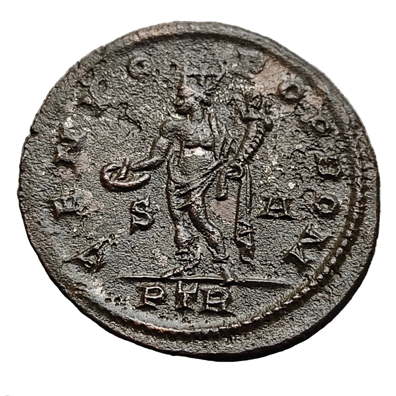 Constantin (307-337) Follis Genio Pop Rom Trêves 6.00 gr