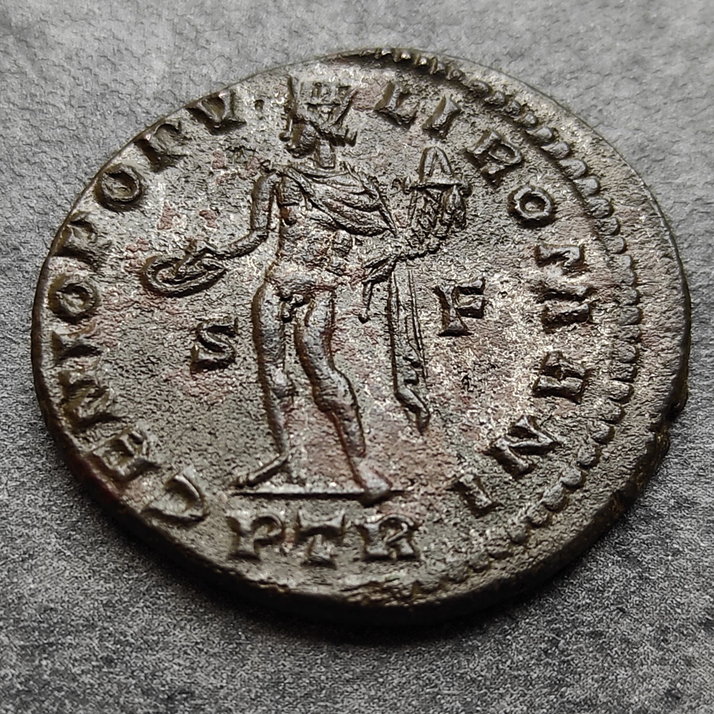 Galère (305-311) Follis Genio Popvli Romani Trêves 8.54 gr