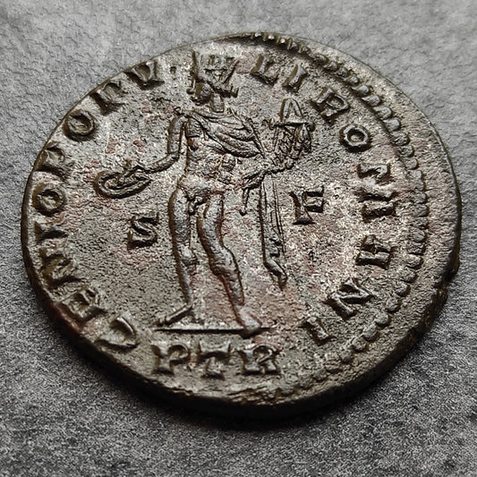 Galère (305-311) Follis Genio Popvli Romani Trêves 8.54 gr