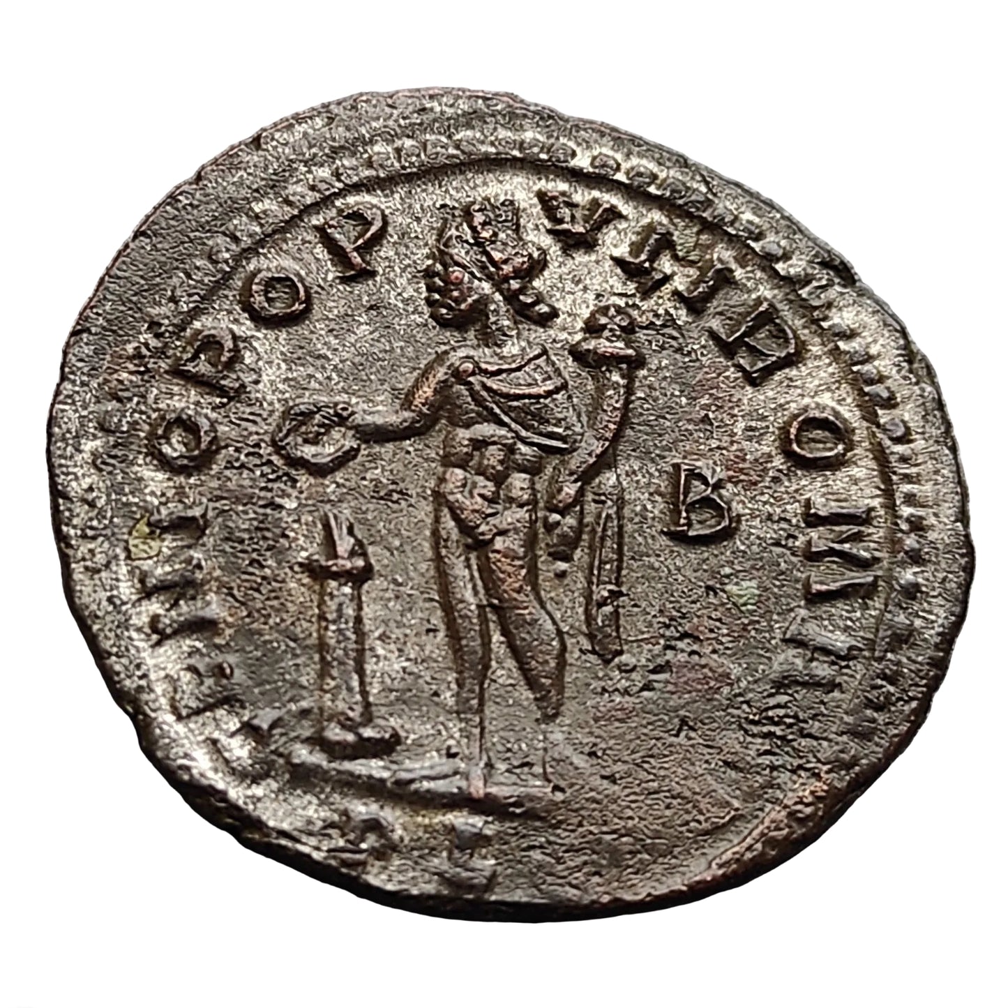 Constance Ier Chlore (305-306) Follis Genio Popvli Romani Lyon 9.73 gr