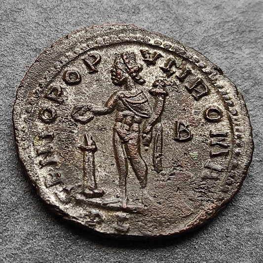 Constance Ier Chlore (305-306) Follis Genio Popvli Romani Lyon 9.73 gr