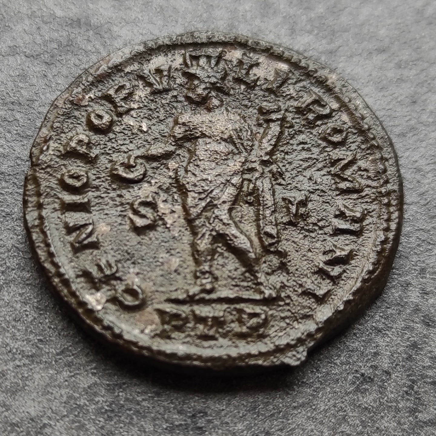 Galère (305-311) Follis Genio Popvli Romani Trêves 11.19 gr