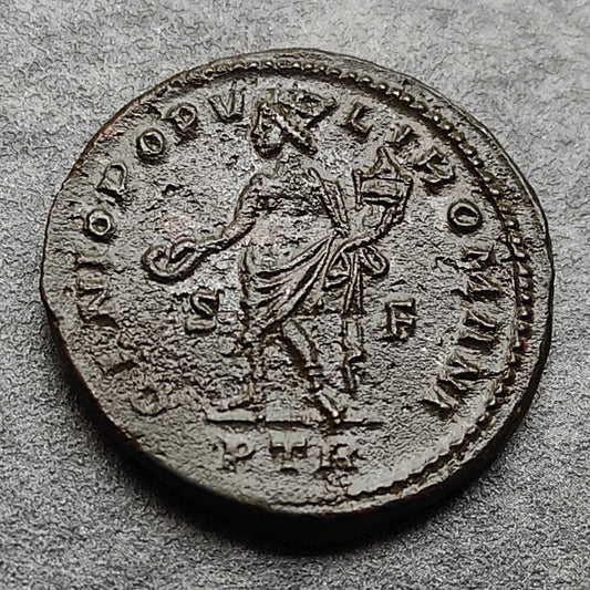 Sévère II (306-307) Follis Genio Popvli Romani Trêves 11.47 grn