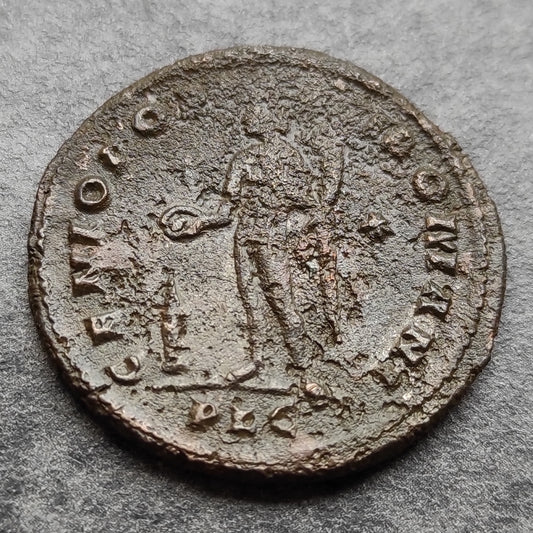 Sévère II (306-307) Follis Genio Popvli Romani Lyon 9.70 gr