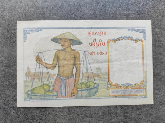 Indochine française Billet 1 piastre 1953