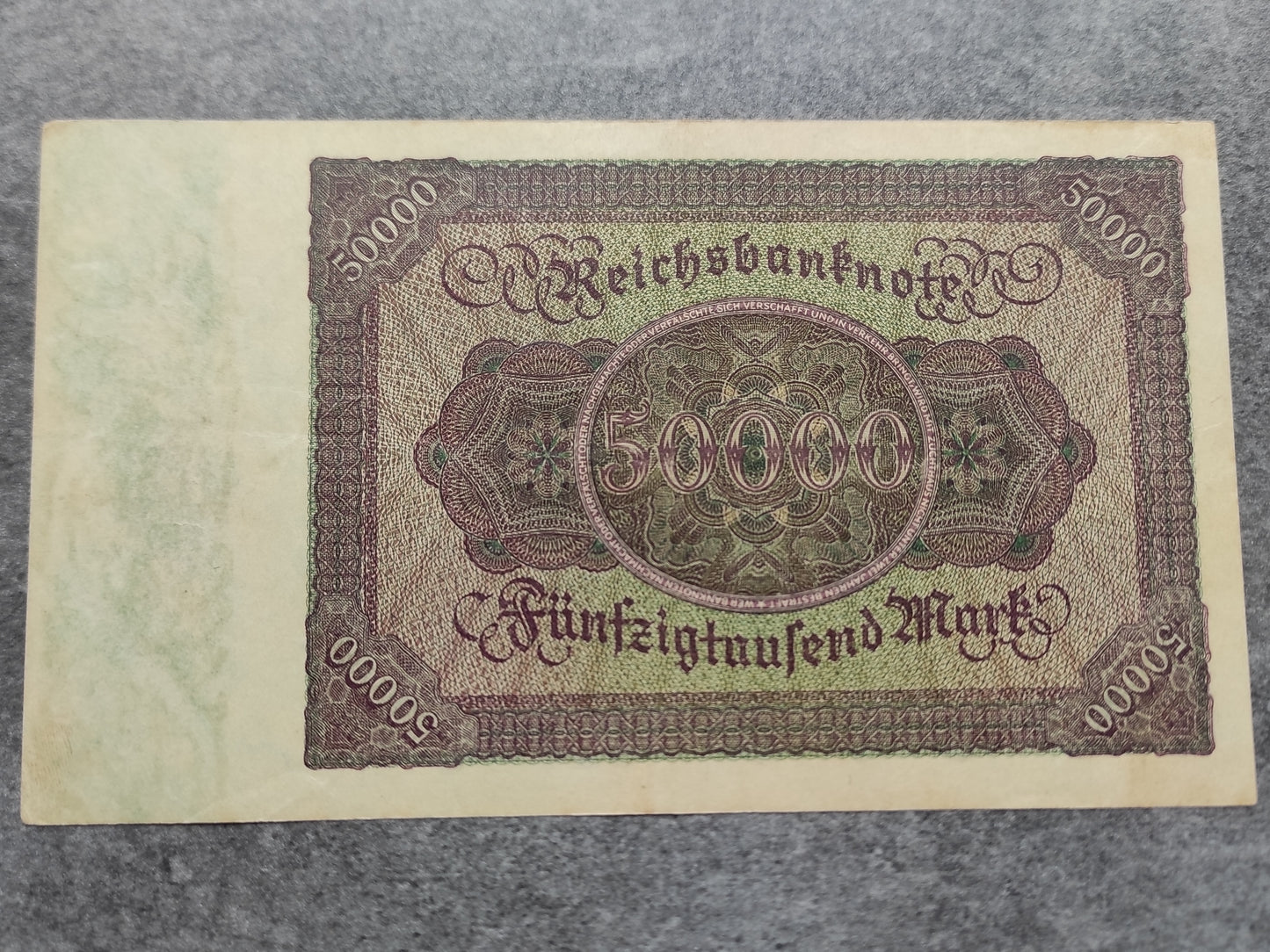 Allemagne billet 50000 Mark 1922