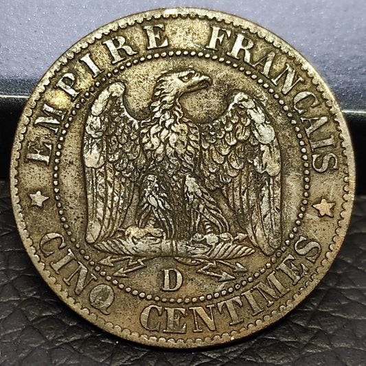 Napoléon III (1852-1870) 5 Centimes 1857 D Lyon