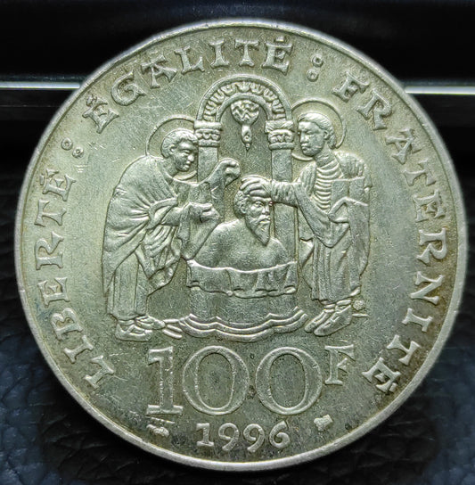 Clovis Rois des Francs 100 Francs 1996 Argent