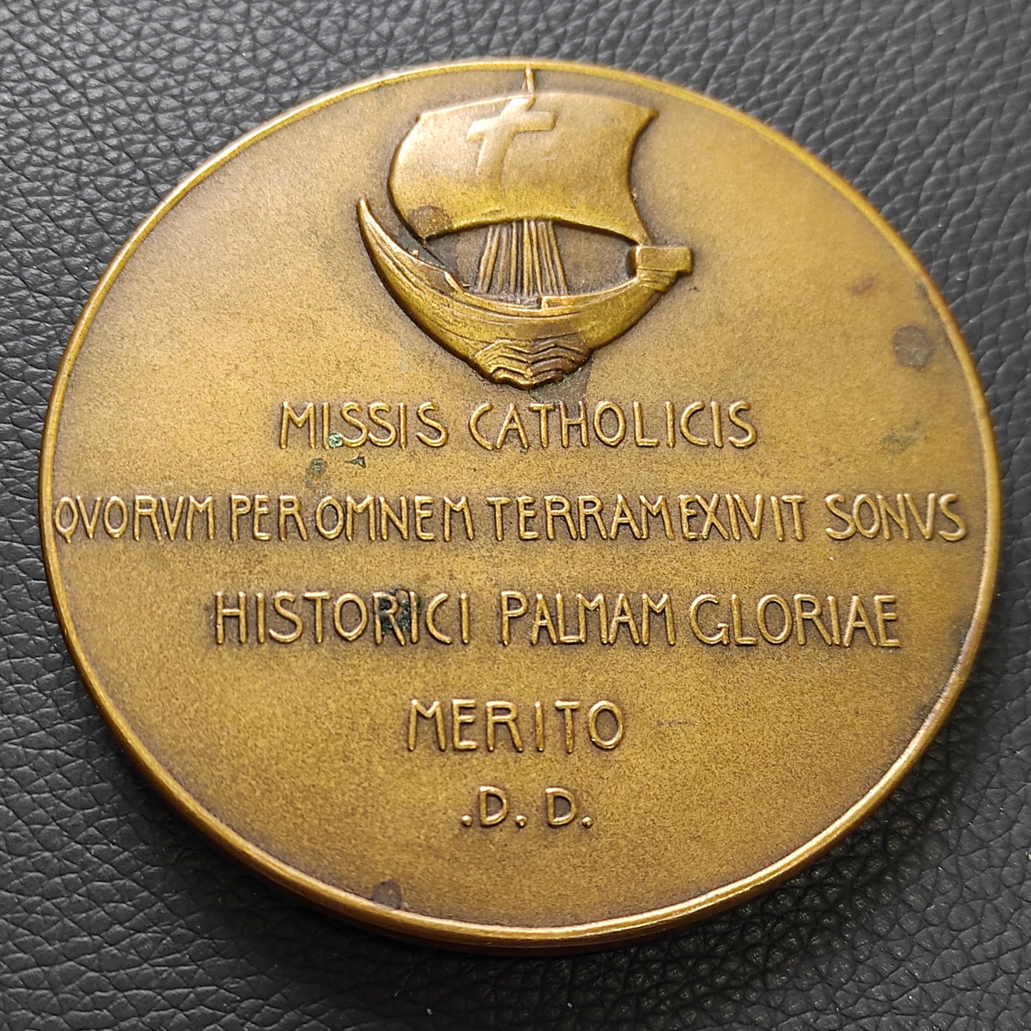 Médaille Georges Goyau. Académie Française - Missis Catholicis. Par Dammann. 217.54 gr. 80.5 mm