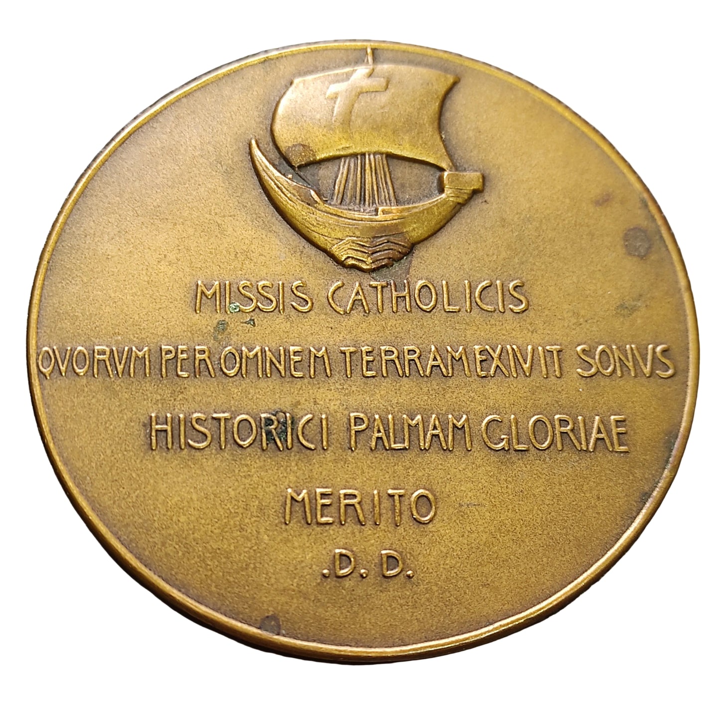 Médaille Georges Goyau. Académie Française - Missis Catholicis. Par Dammann. 217.54 gr. 80.5 mm