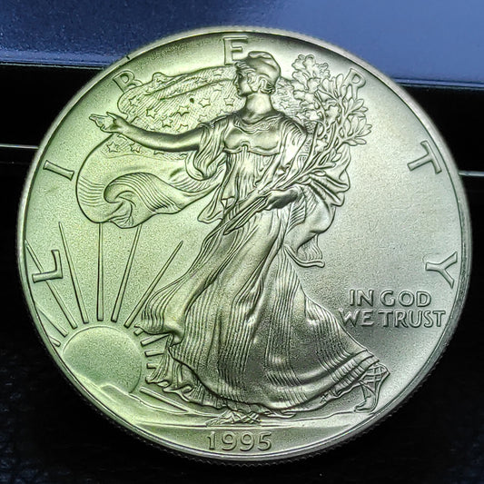 USA 1 Dollar Once 1995 Silver Eagle. Argent. 31.1 gr 40.60 mm