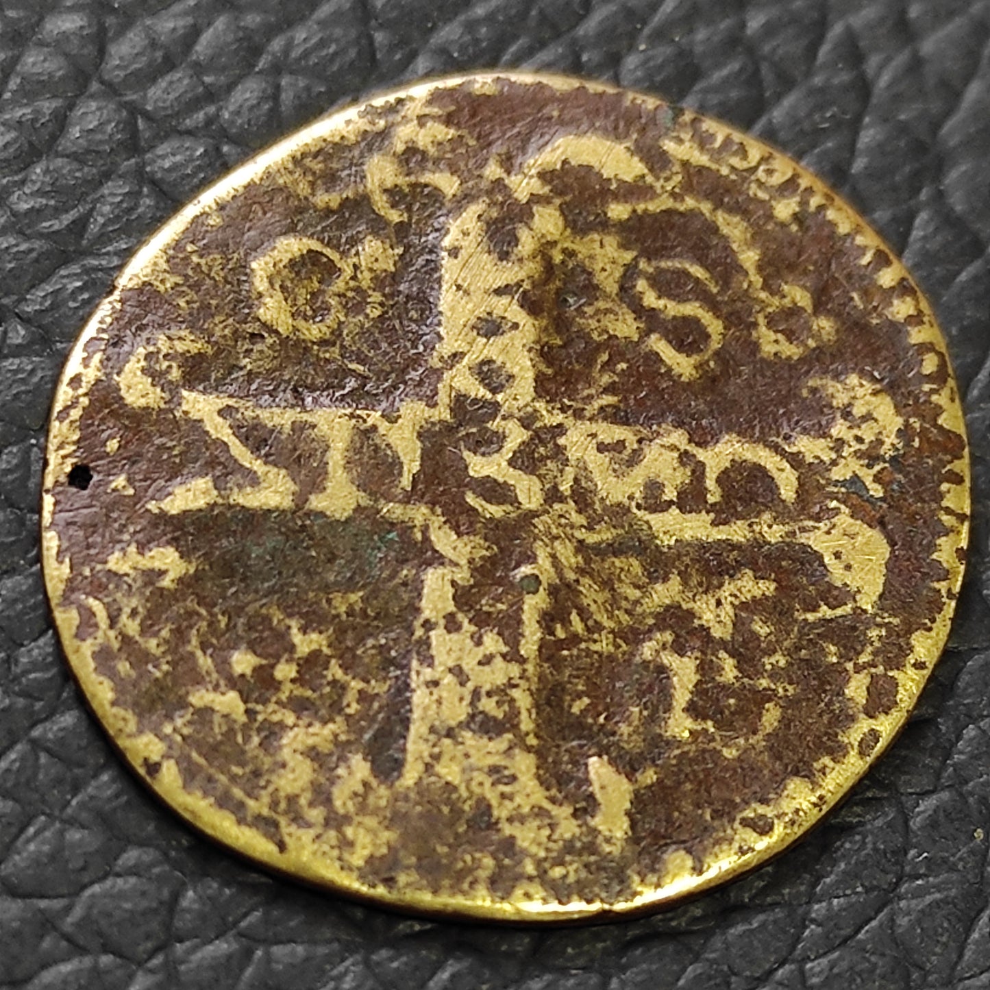 Médaille de Saint Benoît ou médaille des sorciers. 19ème siècle. 2.35 gr