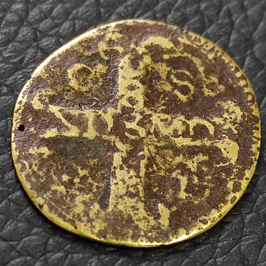 Médaille de Saint Benoît ou médaille des sorciers. 19ème siècle. 2.35 gr