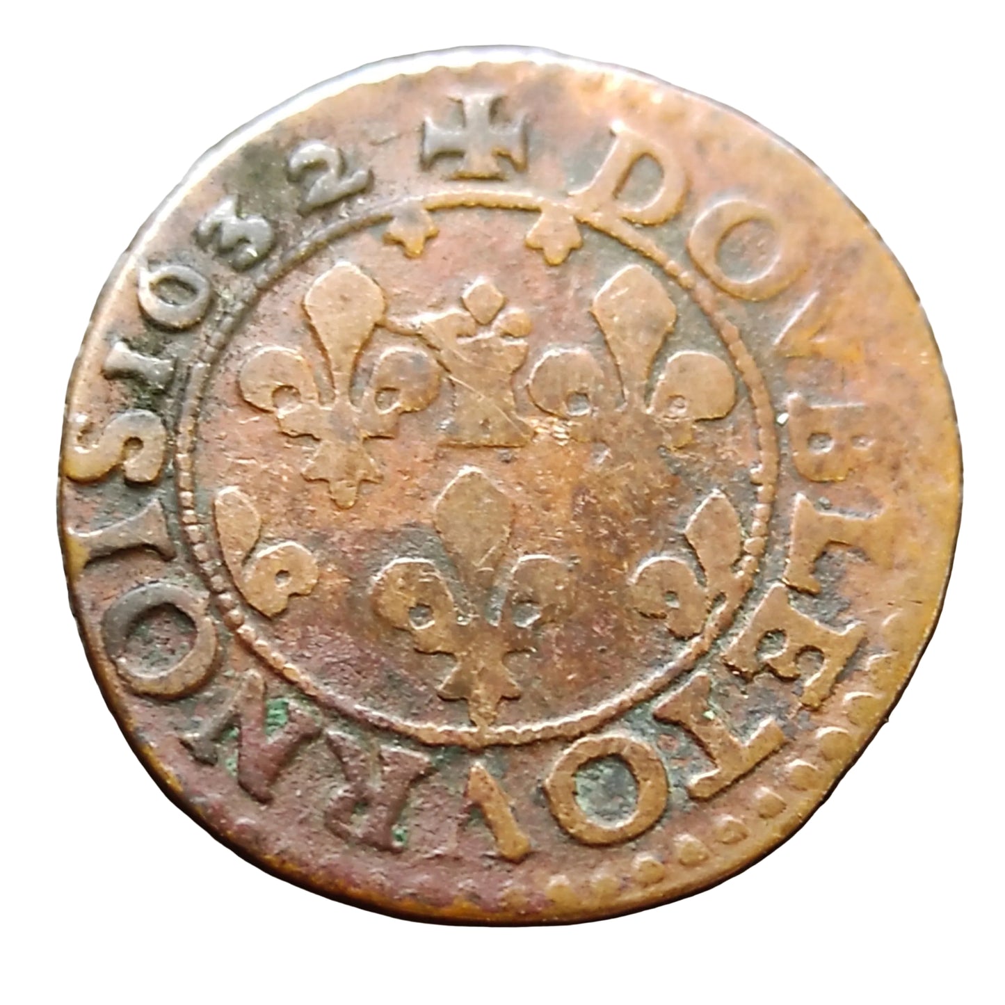 Ardennes - Principauté de Sedan - Frédéric Maurice de la Tour d'Auvergne - Double tournois - 1632 - 2.27 gr