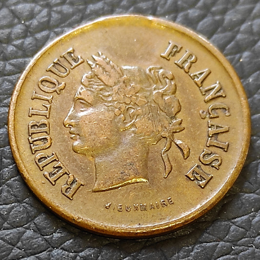 Jeton en laiton - Jeu de la Mailloche - Honneur à l'adresse et à la force - 2.15 gr